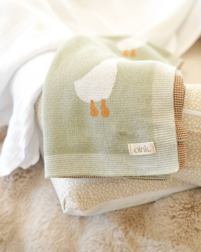 OINK Knitted Blankies